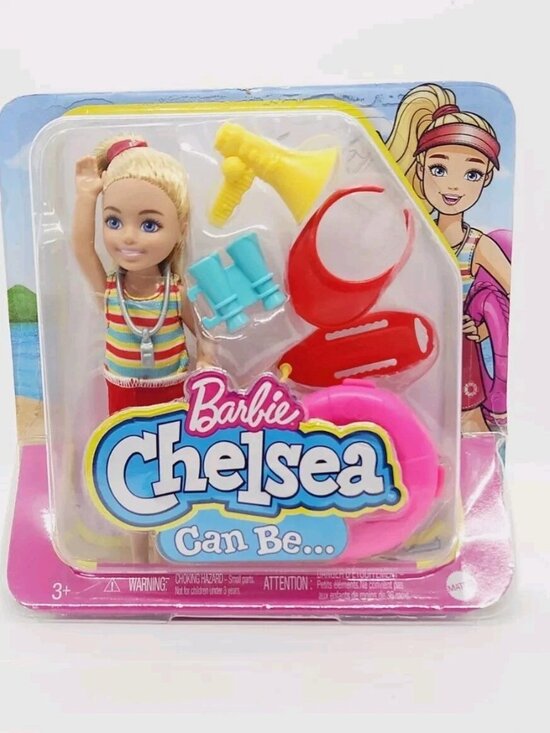 Barbie: Chelsea Can Be... - Lifeguard Chelsea Career Doll by Mattel Collectibles - Picture 1 of 1